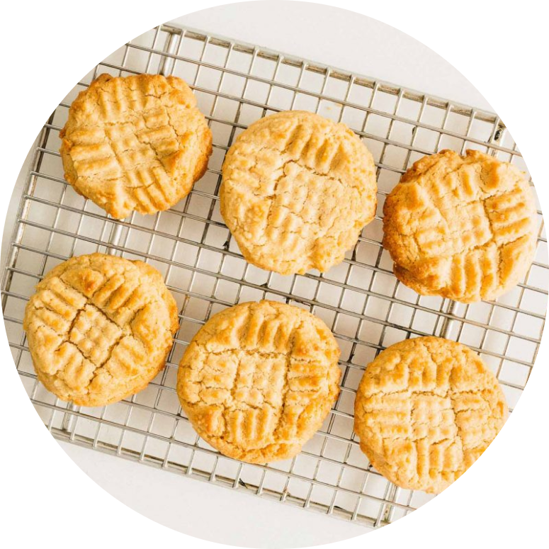 Organic Peanut  Butter Cookies