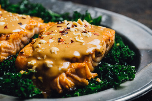 Baked Peanut Salmon Recipe