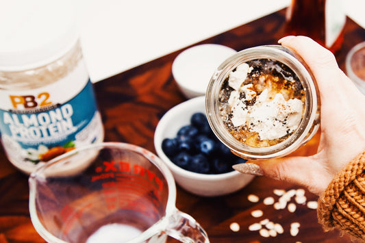 Cinnamon and Blueberry Overnight Oats