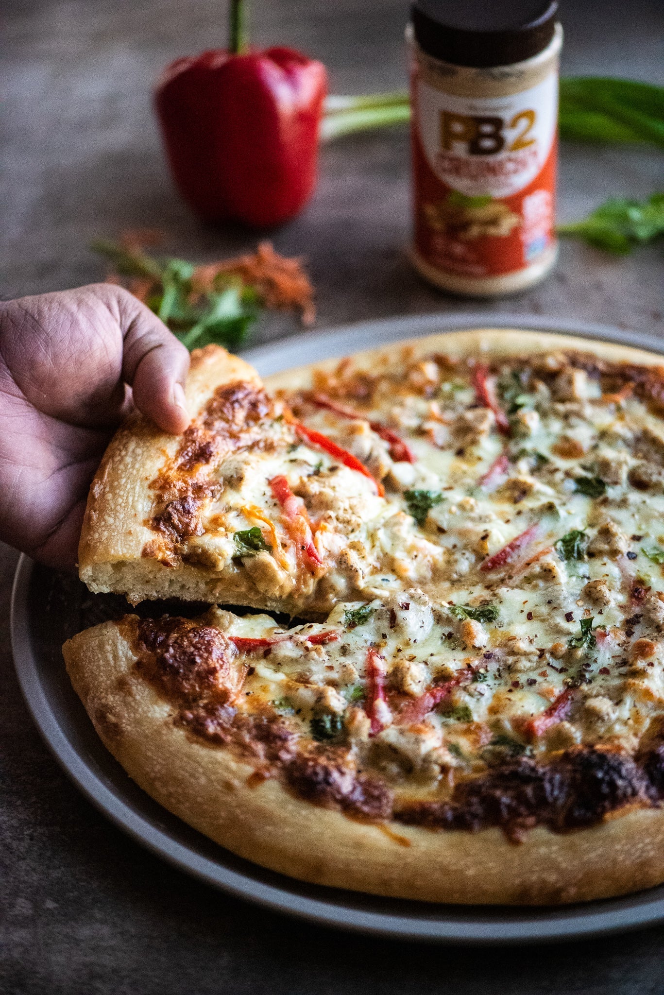 Homemade Thai-Style Pizza