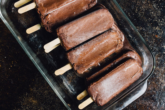 Skinny Chocolate Peanut Butter Popsicle