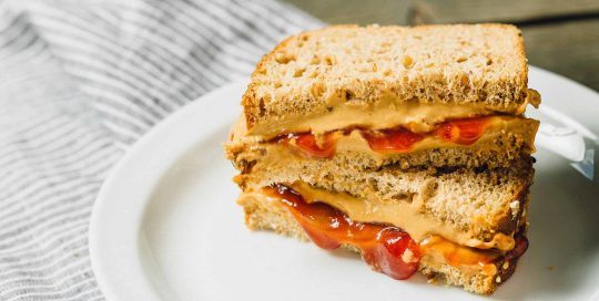 Classic Peanut Butter & Jelly Sandwich: An old-school favorite, with a PB2 twist!