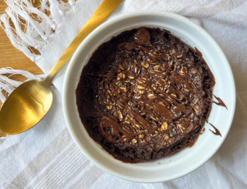 Air Fried Baked Brownie Oatmeal